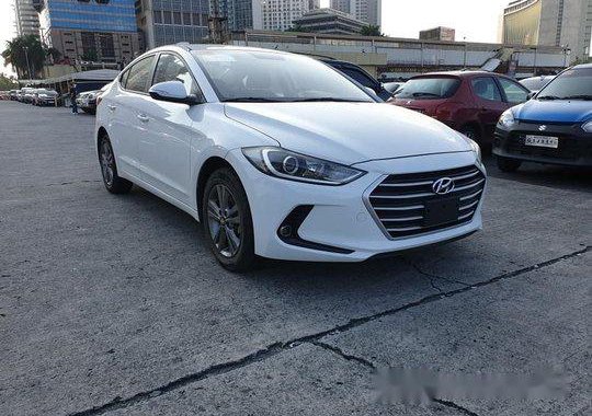 White Hyundai Elantra 2016 Automatic Gasoline for sale