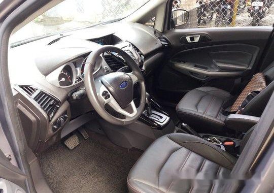 Grey Ford Ecosport 2015 Automatic Gasoline for sale