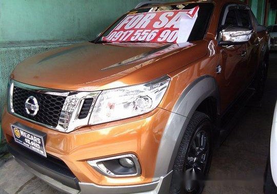 Orange Nissan Navara 2017 for sale in Quezon City