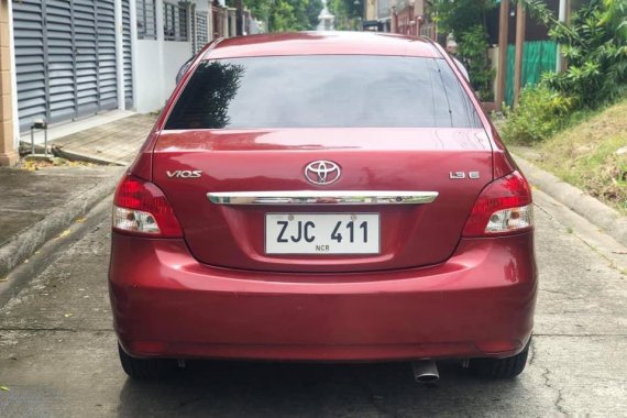 Selling Red Toyota Vios 2007 Sedan Manual Gasoline at 140000 km 