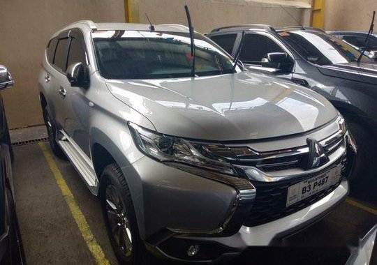 Silver Mitsubishi Montero Sport 2018 Manual Diesel for sale