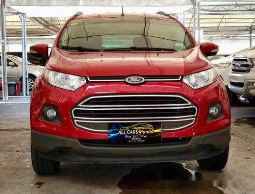 Red Ford Ecosport 2015 Automatic Gasoline for sale
