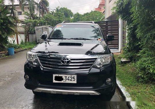 Black Toyota Fortuner 2012 Manual Diesel for sale