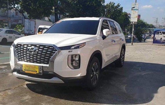 White Hyundai Palisade 2019 Automatic Diesel for sale 