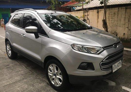 Selling Silver Ford Ecosport 2015 at 37000 km 
