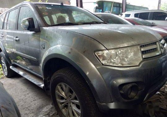 Grey Mitsubishi Montero Sport 2014 Automatic Diesel for sale 