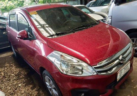 Red Suzuki Ertiga 2017 at 20000 km for sale 