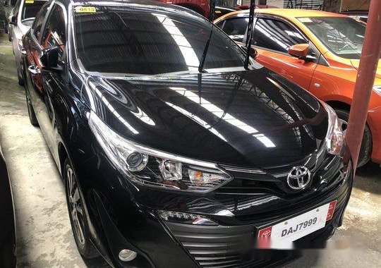 Black Toyota Vios 2018 Automatic Gasoline for sale