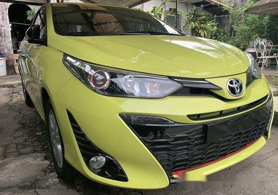 Yellow Toyota Yaris 2018 for sale in Quezon City