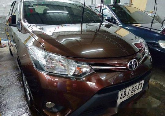 Brown Toyota Vios 2015 Automatic Gasoline for sale 