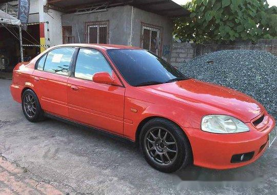 Red Honda Civic 1998 Automatic Gasoline for sale 