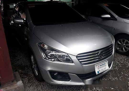 Silver Suzuki Ciaz 2018 Manual Gasoline for sale 