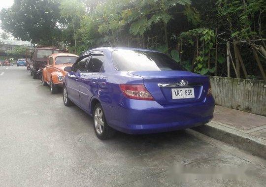 Selling Blue Honda City 2005 Automatic Gasoline at 150000 km 