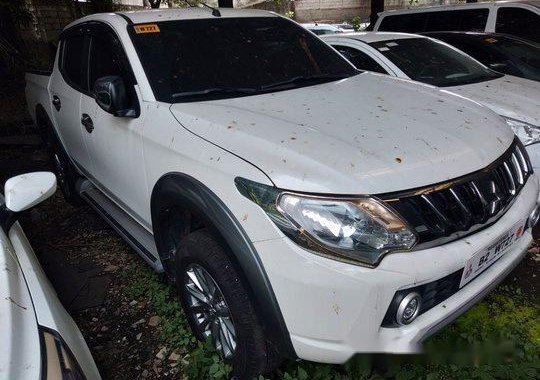 White Mitsubishi Strada 2018 Manual Diesel for sale