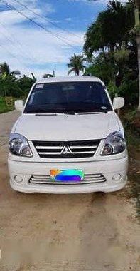 White Mitsubishi Adventure 2012 Manual Diesel for sale 
