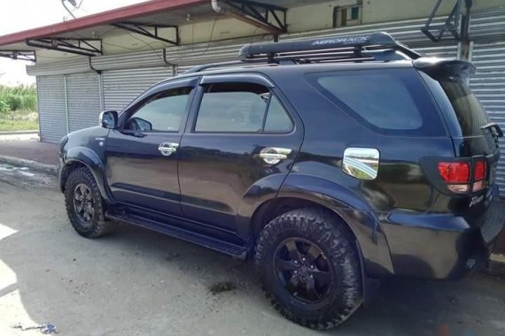 Selling Black Toyota Fortuner 2008 Automatic Gasoline in Tacloban 