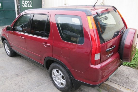 Sell Red 2003 Honda Cr-V at 105000 km in Makati 