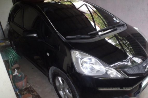 Selling Black Honda Jazz 2010 Hatchback Manual Gasoline 