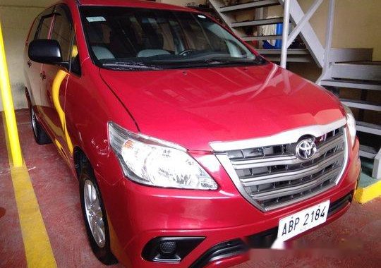 Selling Red Toyota Innova 2016 Automatic Diesel at 42186 km 