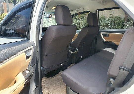 White Toyota Fortuner 2017 at 23000 km for sale 
