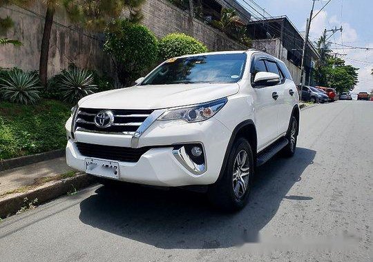 White Toyota Fortuner 2017 at 23000 km for sale 