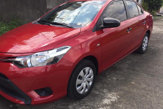 Selling Red Toyota Vios 2016 at 18000 km in Las Pinas 