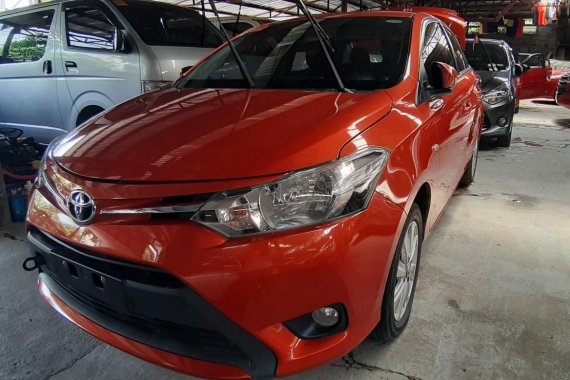 Orange Toyota Vios 2017 for sale in Quezon City 