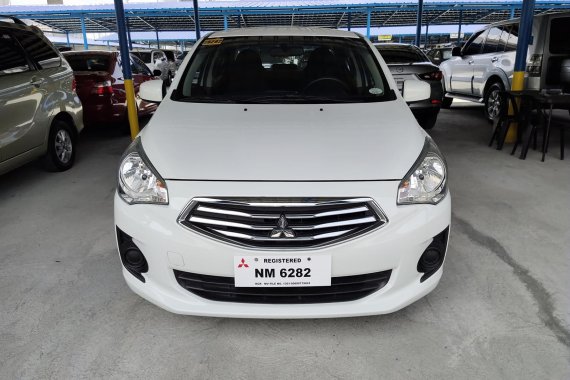 White 2016 Mitsubishi Mirage G4 Automatic Gasoline for sale 