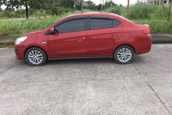 Red Mitsubishi Mirage G4 2017 Sedan at 22800 km for sale 