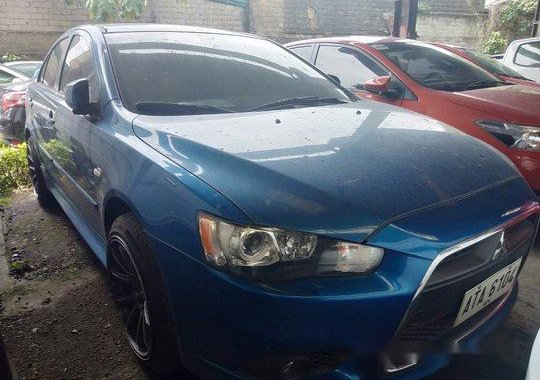 Sell Blue 2014 Mitsubishi Lancer Ex at 34000 km 