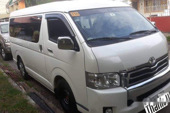 Selling White Toyota Hiace 2018 in Taguig 