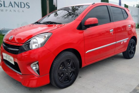 Selling Red Toyota Wigo 2016 Automatic at 19000 km 