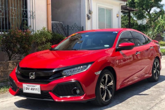 Sell Red 2017 Honda Civic Sedan Automatic Gasoline 