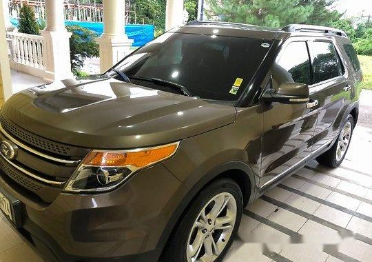 Brown Ford Explorer 2015 Automatic for sale 