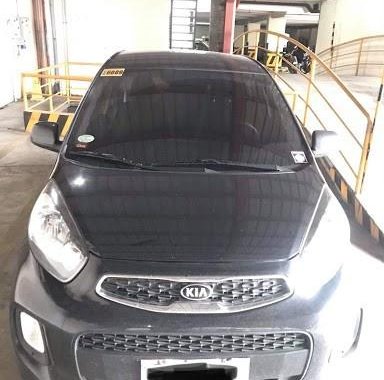 Black Kia Picanto 2016 Manual Gasoline for sale 