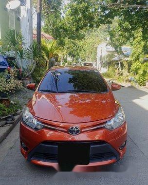 Selling Orange Toyota Vios 2015 Manual Gasoline at 43000 km