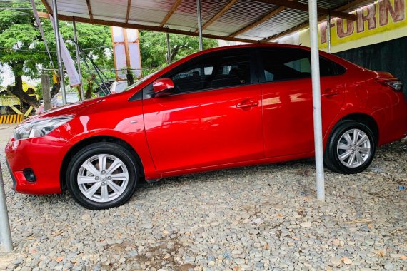 Red 2018 Toyota Vios at 12000 km for sale in Isabela 