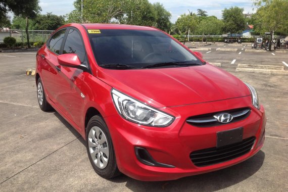 Selling Red Hyundai Accent 2017 at 6000 km in Lucena 