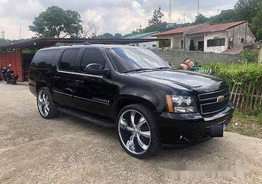 Selling Black Chevrolet Suburban 2008 Automatic Gasoline 