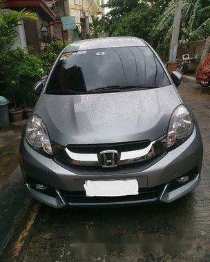Selling Silver Honda Mobilio 2016 at 14000 km 