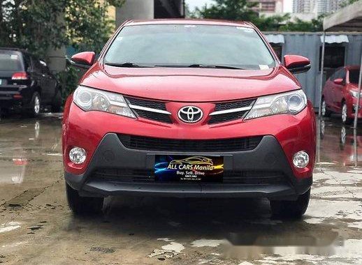 Red Toyota Rav4 2014 for sale in Makati