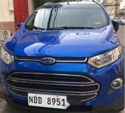 Blue Ford Ecosport 2017 at 11600 km for sale