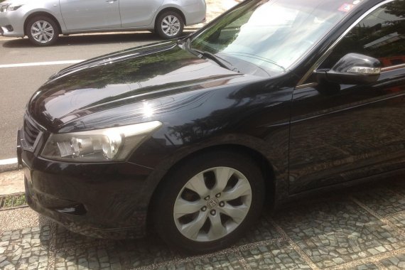 Selling Black Honda Accord 2008 at 72000 km in Quezon City 