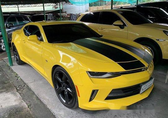 Sell Yellow 2017 Chevrolet Camaro in Quezon City 