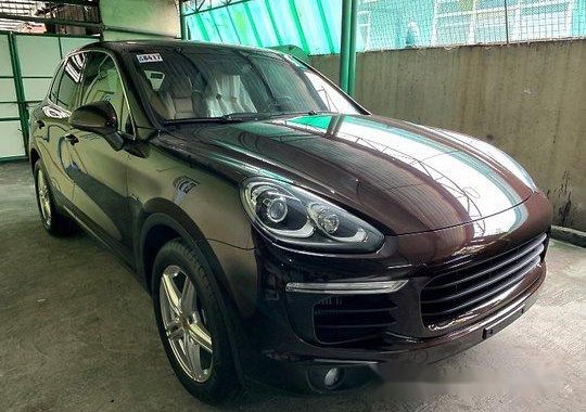 Brown Porsche Cayenne 2017 at 1000 km for sale