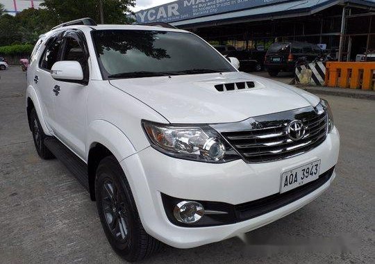 White Toyota Fortuner 2015 for sale in Marikina