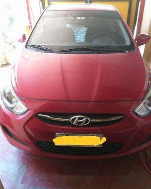 Sell Red 2017 Hyundai Accent at 21000 km 