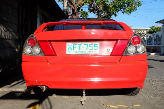 Selling Red Mitsubishi Lancer 1998 Manual Gasoline 