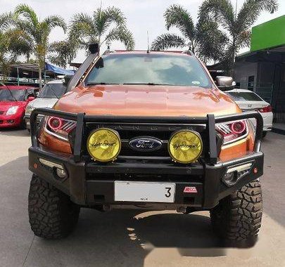 Selling Orange Ford Ranger 2015 at 28000 km 