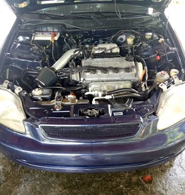 Blue Honda Civic 1997 Manual Gasoline for sale 